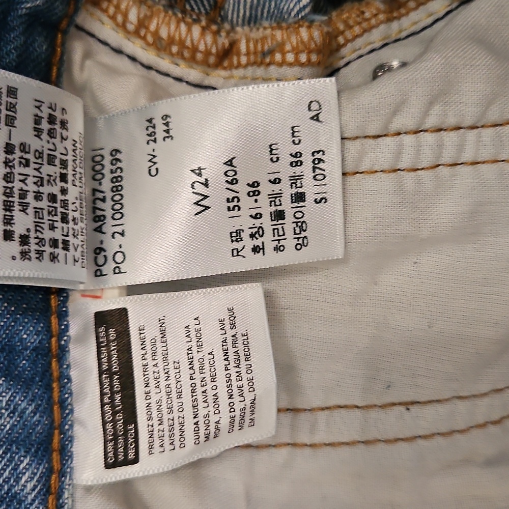 Levi's Light Blue Denim Maxi Skirt - Picture 12 of 12